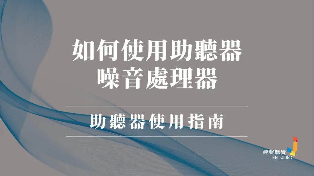 助聽器噪音處理器